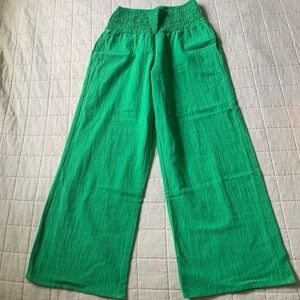 Sienna Sky Green Wide Leg Pants Size Small